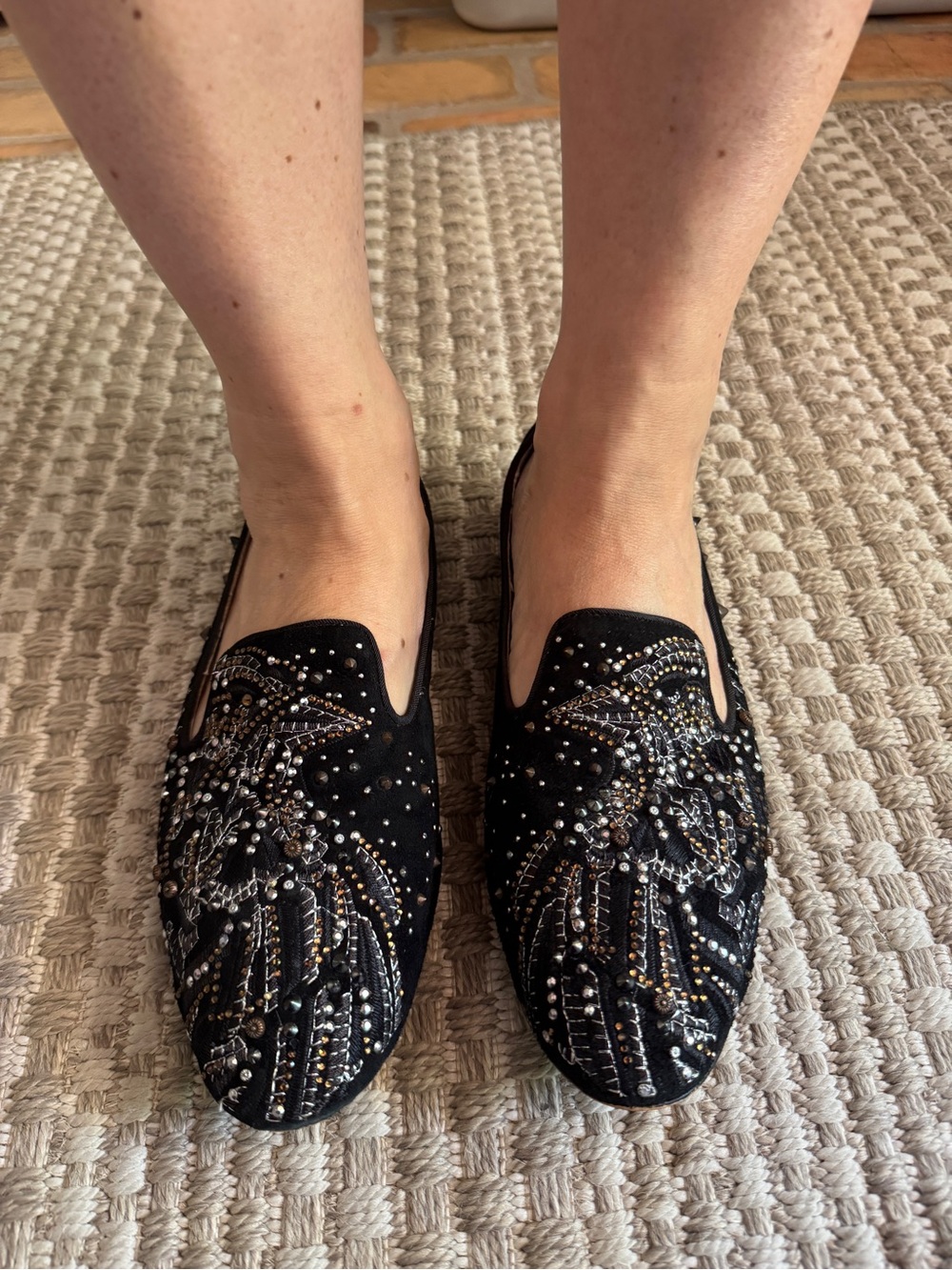 Sam Edelman Embellished Slip-On Loafers